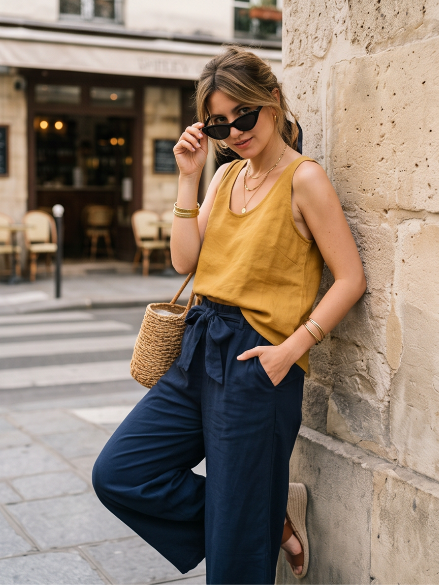 Pantalon Alma - Tencel Fluide