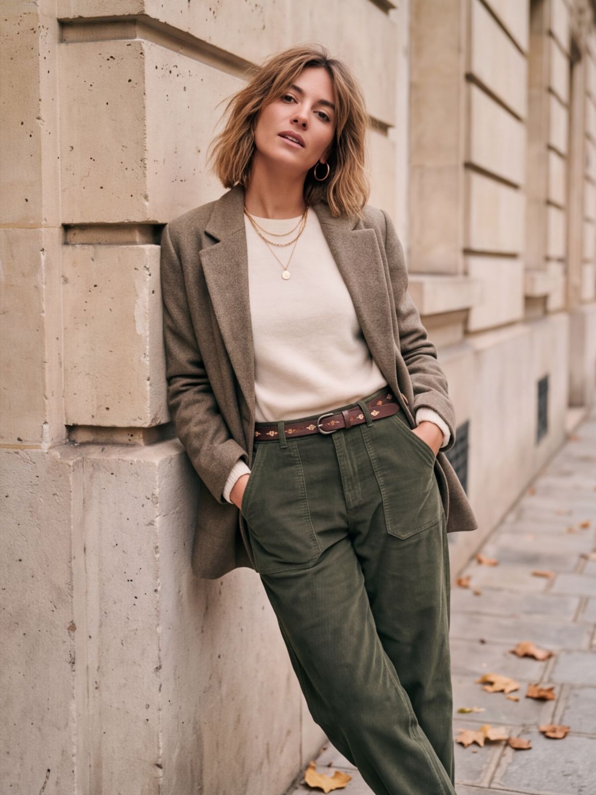 Pantalon Delphine - Barrel Velours Côtelé