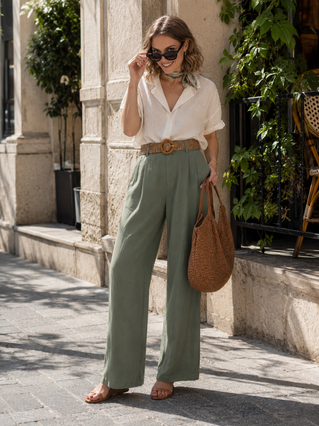 Pantalon Fluide Été