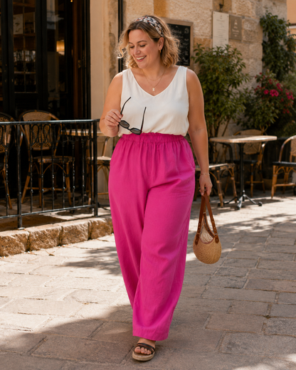 Pantalon Lin Coton TU 44-50