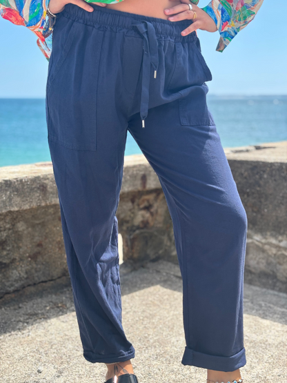 pantalon décontracté-chic