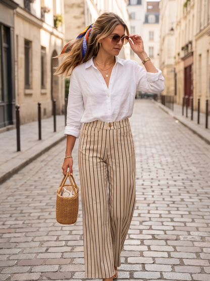 Pantalon Manon - Toile de Coton
