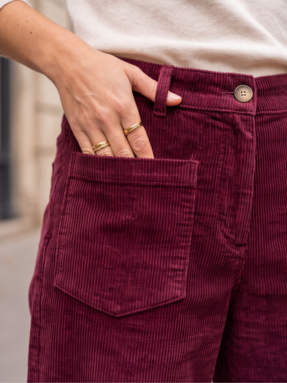 Pantalon Noëlie - Ballon Velours Côtelé