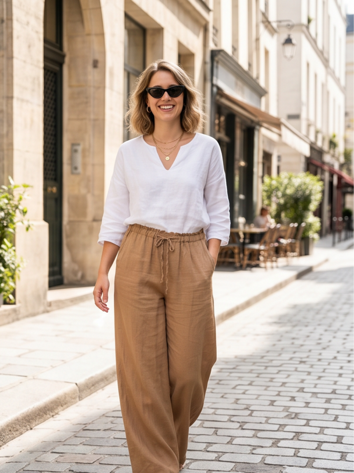 Pantalon Noémie - Fluide Lin