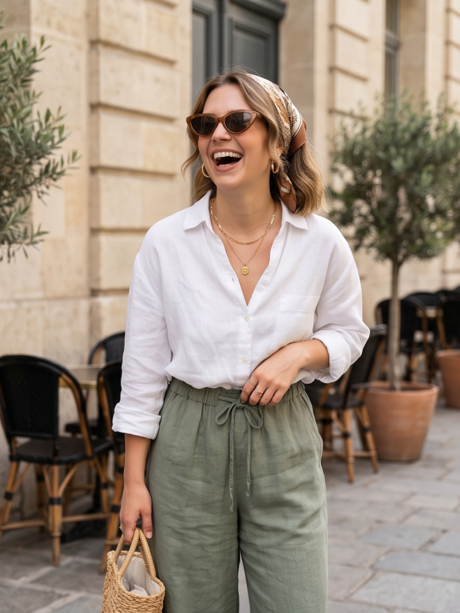Pantalon Noémie - Fluide Lin