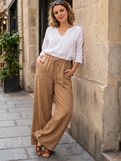 Pantalon Noémie - Fluide Lin