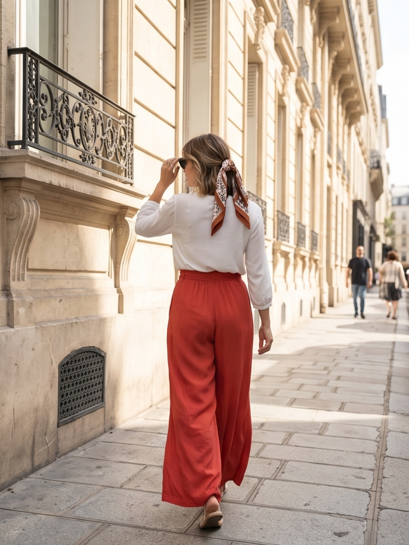 Pantalon Noué Tencel