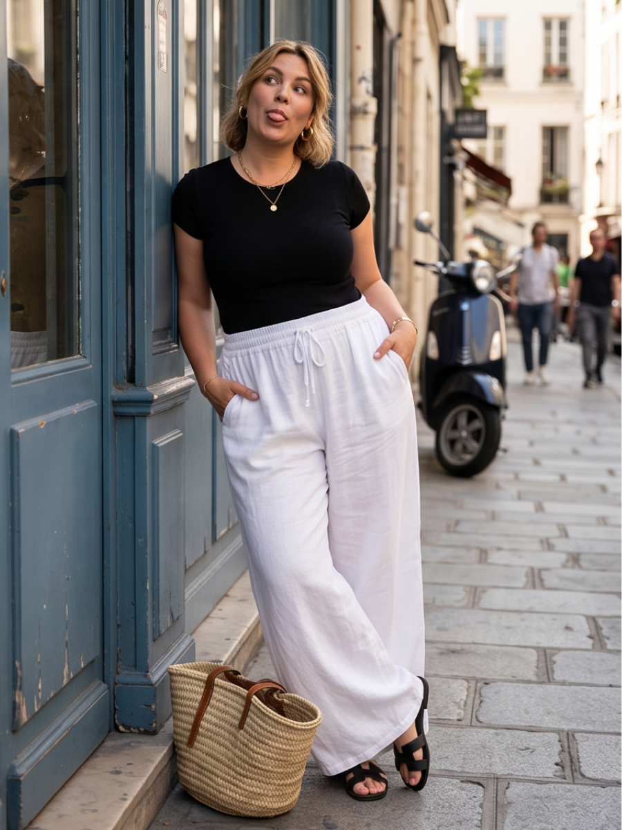 Pantalon Pur Lin TU 44-50