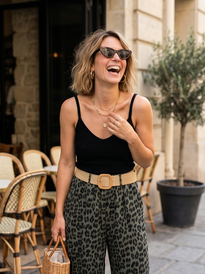 Pantalon Soline - Gaze Léopard
