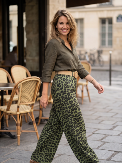 Pantalon Soline - Lin Léopard
