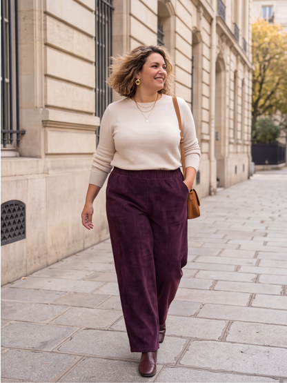 Pantalon Stéphanie - Velours Fuselé