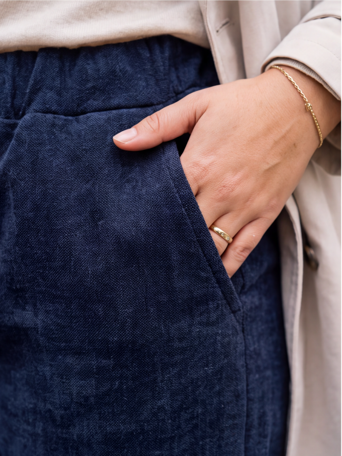 Pantalon Stéphanie - Velours Fuselé