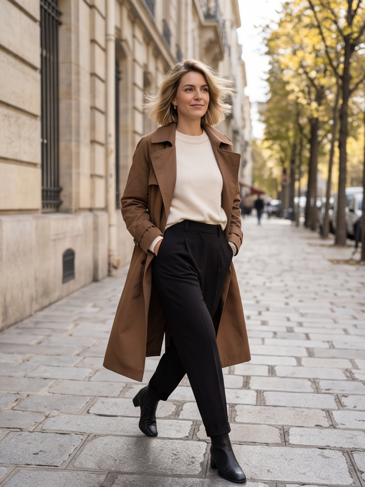Pantalon Liliane - Stretch Droit Fuselé