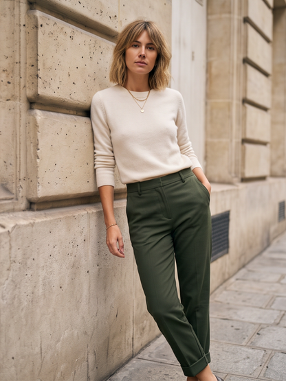 Pantalon Liliane - Stretch Droit Fuselé