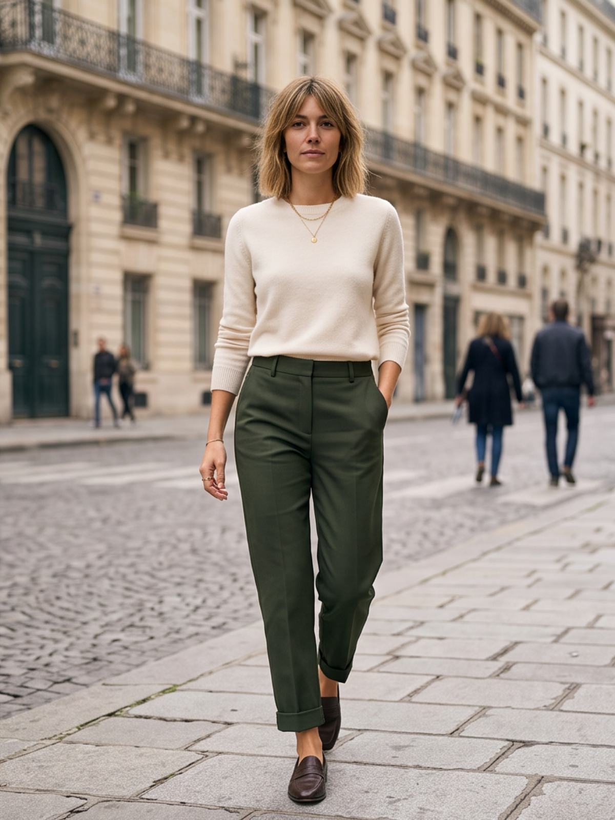 Pantalon Liliane - Stretch Droit Fuselé