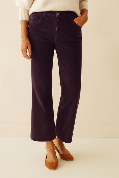 Pantalon Velours Stretch