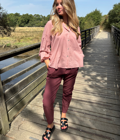 Pantalon à Taille Élastique