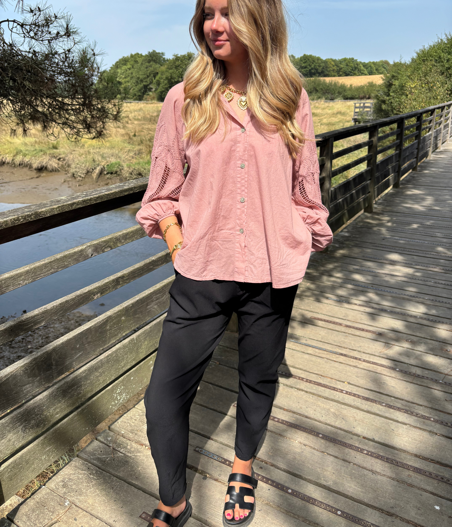 Pantalon à Taille Élastique