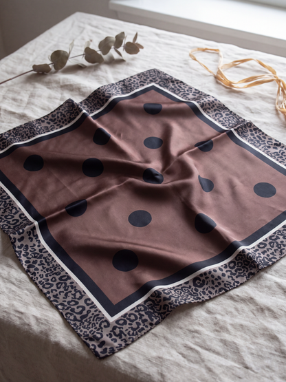 Petit Foulard Léopard