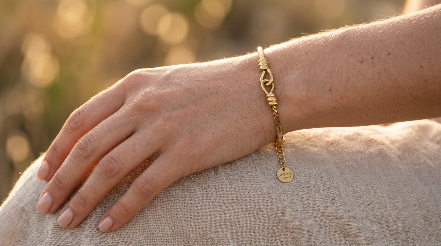 Bracelet Noeud Doré
