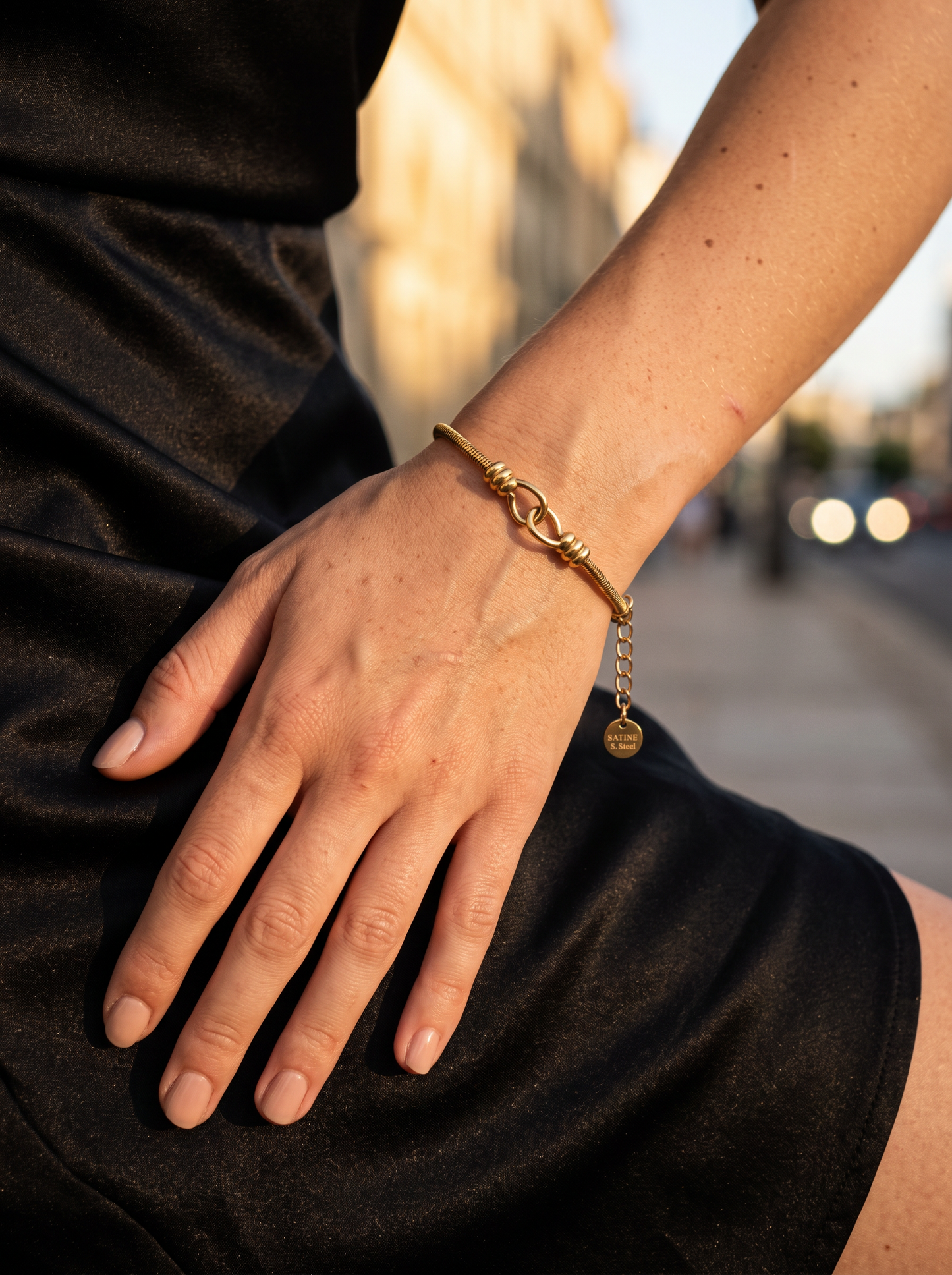 Bracelet Noeud Doré