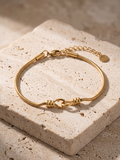 Bracelet Noeud Doré