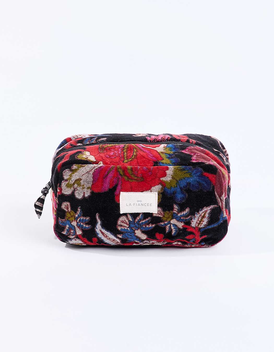 Pochette Mali Floral coloris Noir La Fiancée du Mékong - Hippie Chic