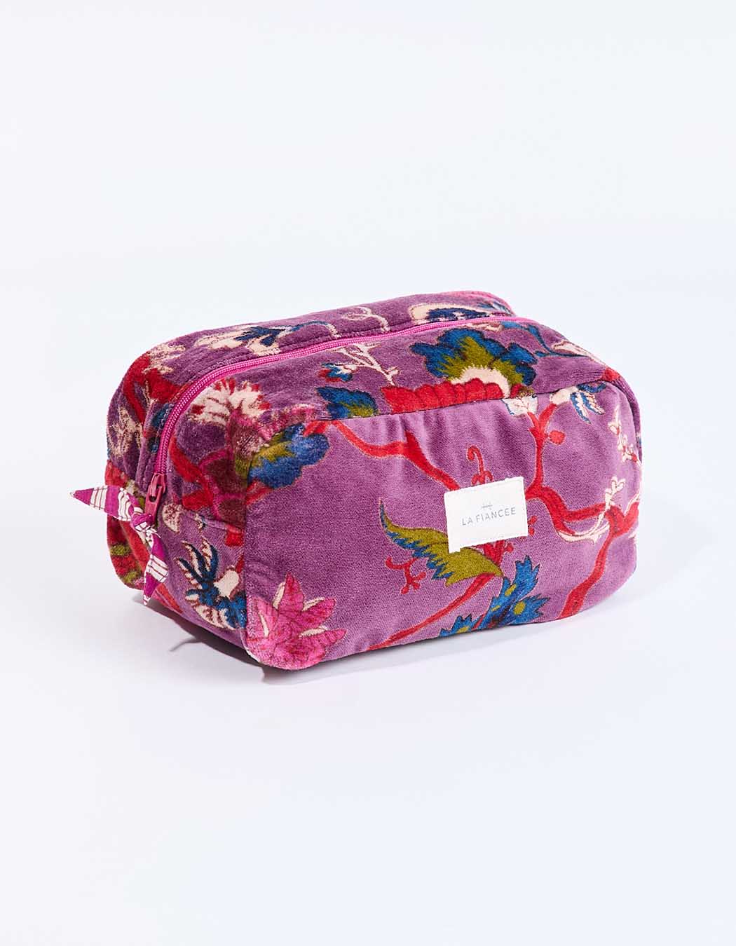 Pochette Mali Floral coloris Violet La Fiancée du Mékong - Hippie Chic