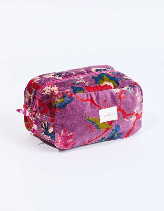 Pochette Mali Floral coloris Violet La Fiancée du Mékong - Hippie Chic