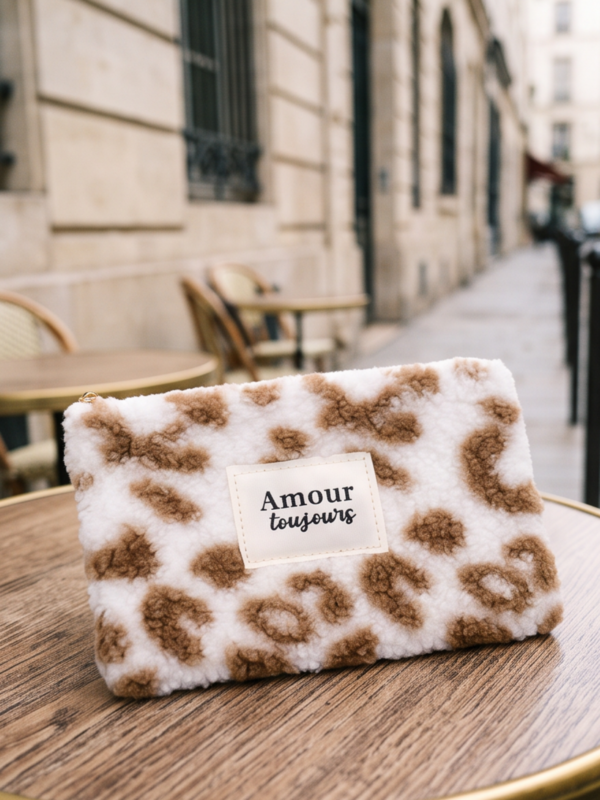 Pochette Moumoute Amours Toujours - Léopard