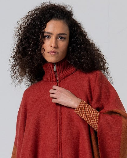 Poncho à Rayures