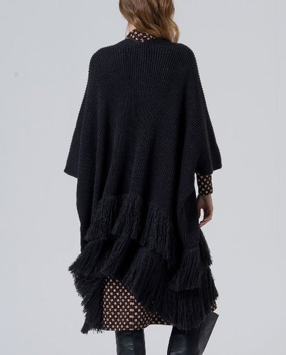 Poncho Franges Bohème