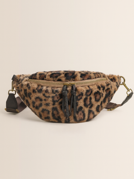 Sac Banane Fourrure Léopard