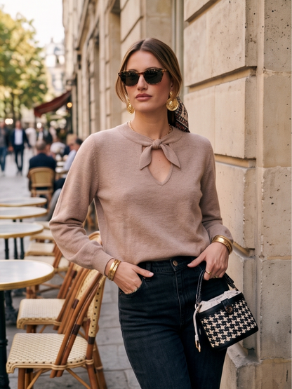 Pull Alphonsine - Encolure Nouée