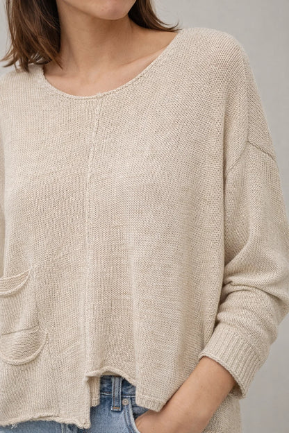 Pull Asymétrique Bohème