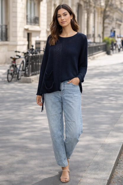 Pull Asymétrique Bohème