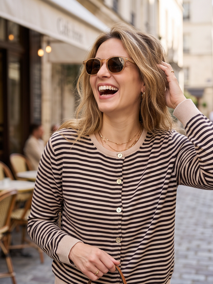 Pull Camille - Rayures Automne