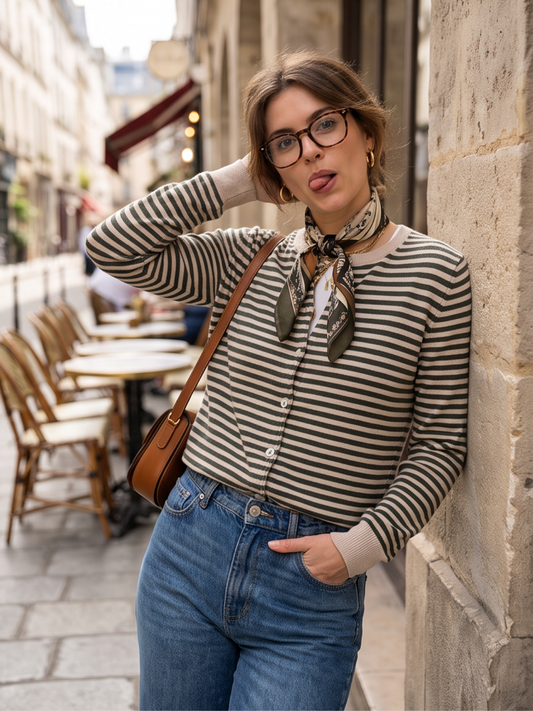 Pull Camille - Rayures Automne