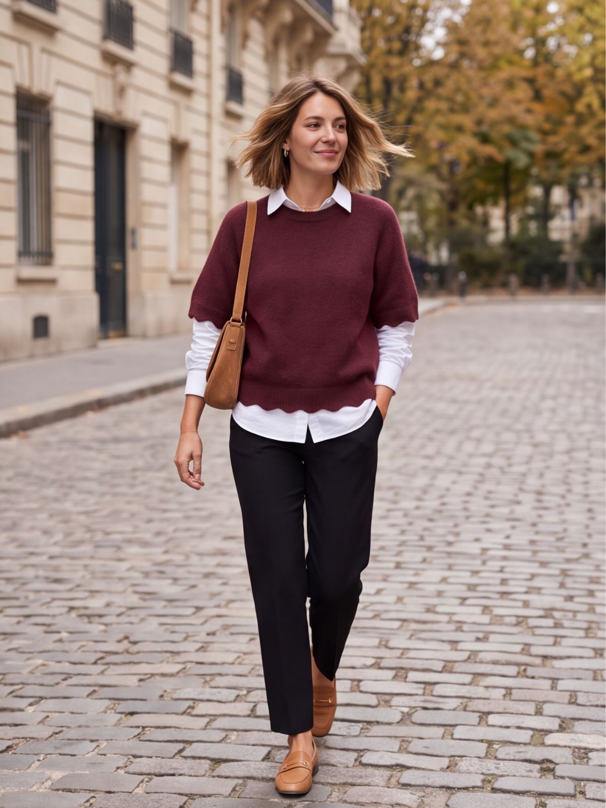 Pull Capucine - Manches Courtes Alpaga