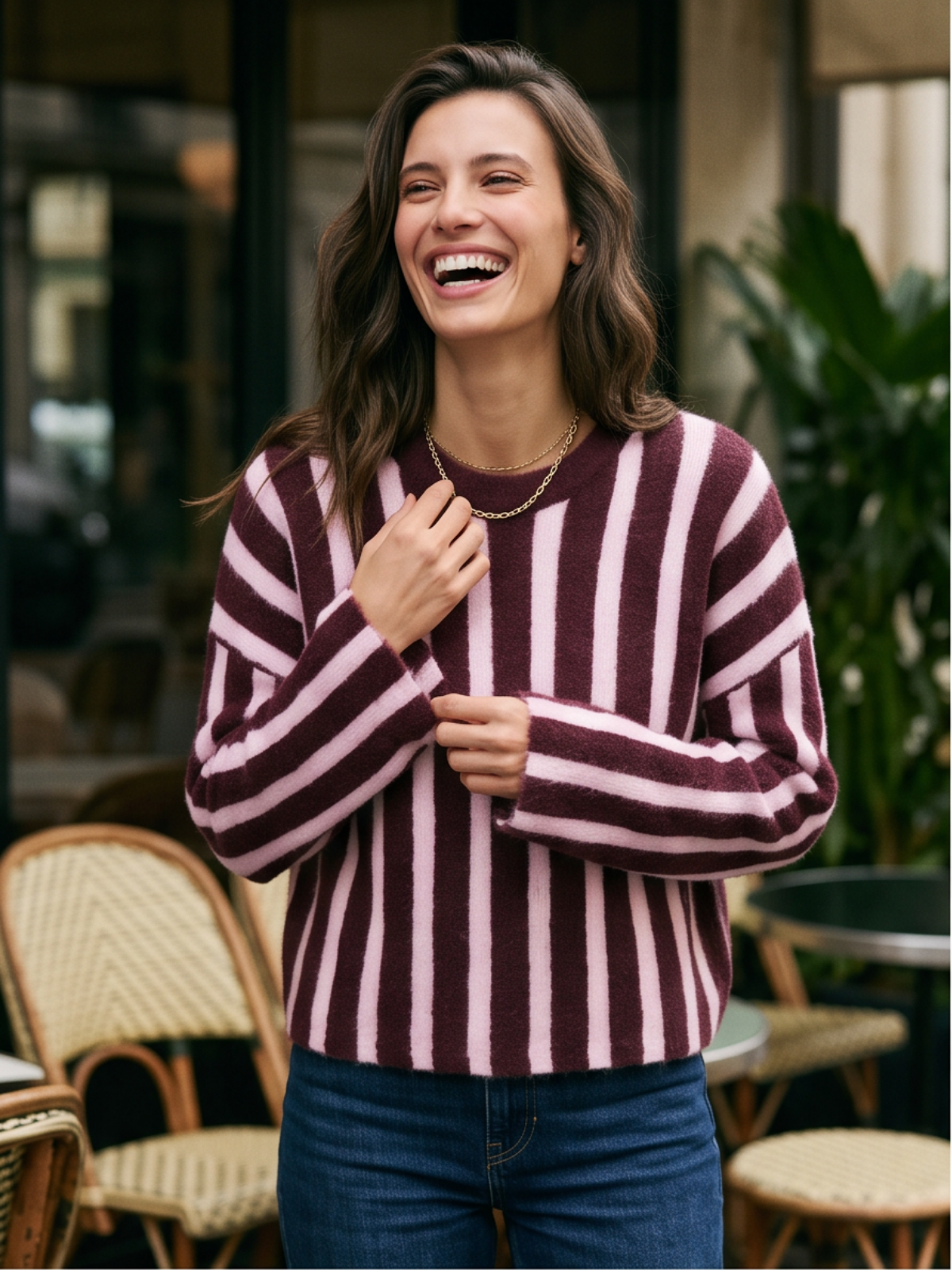Pull Capucine - Rayé Amour