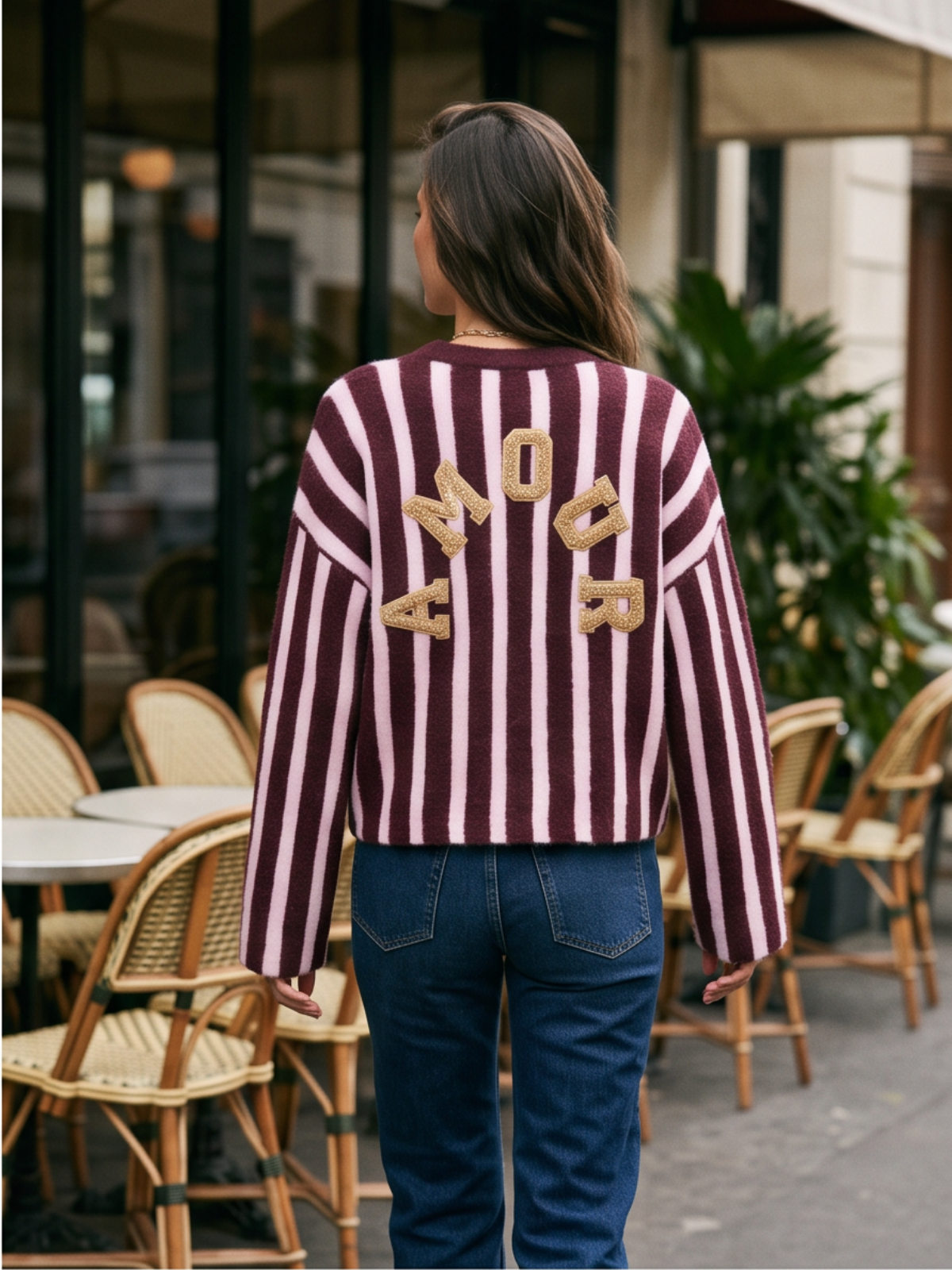Pull Capucine - Rayé Amour