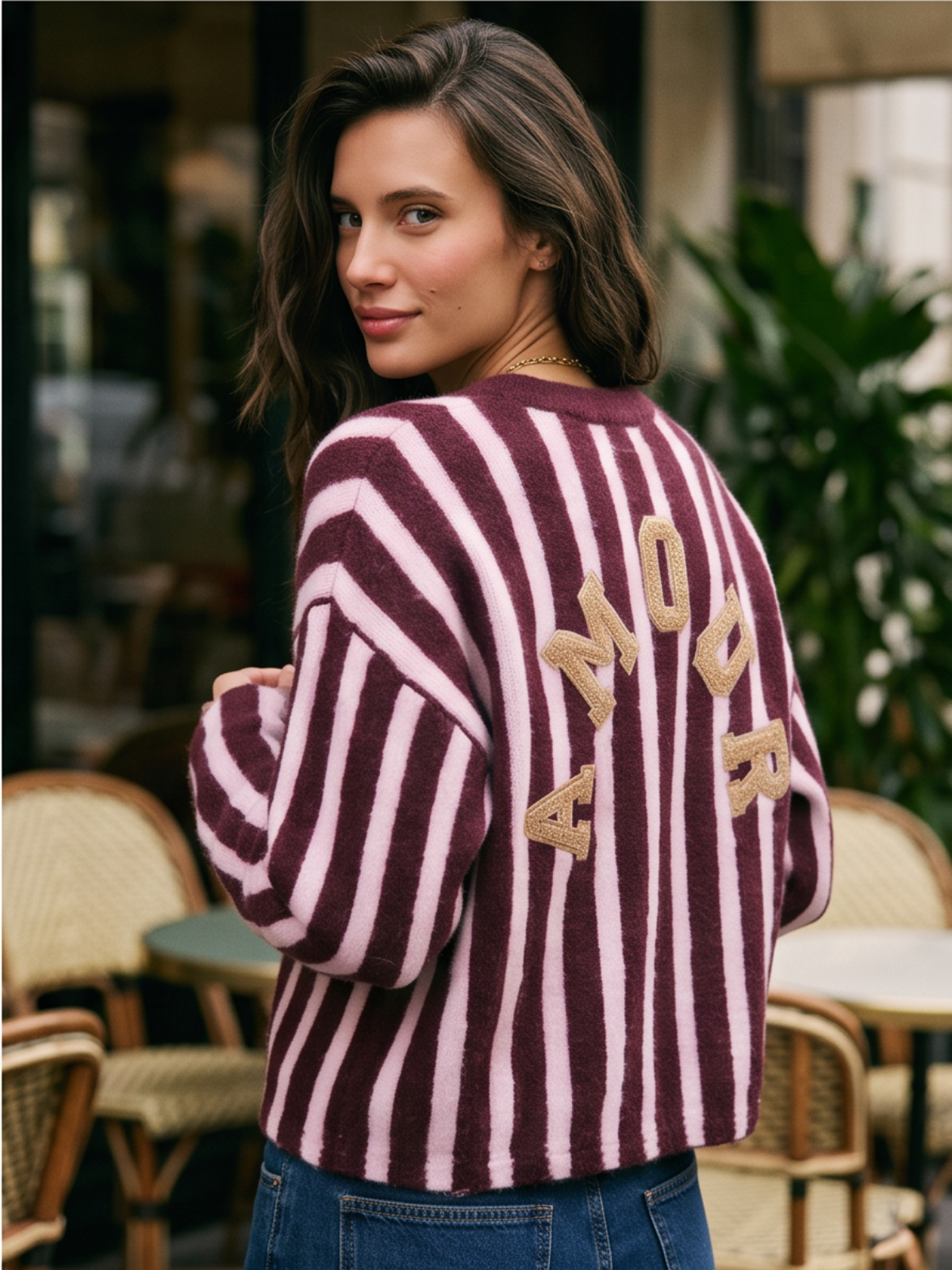 Pull Capucine - Rayé Amour