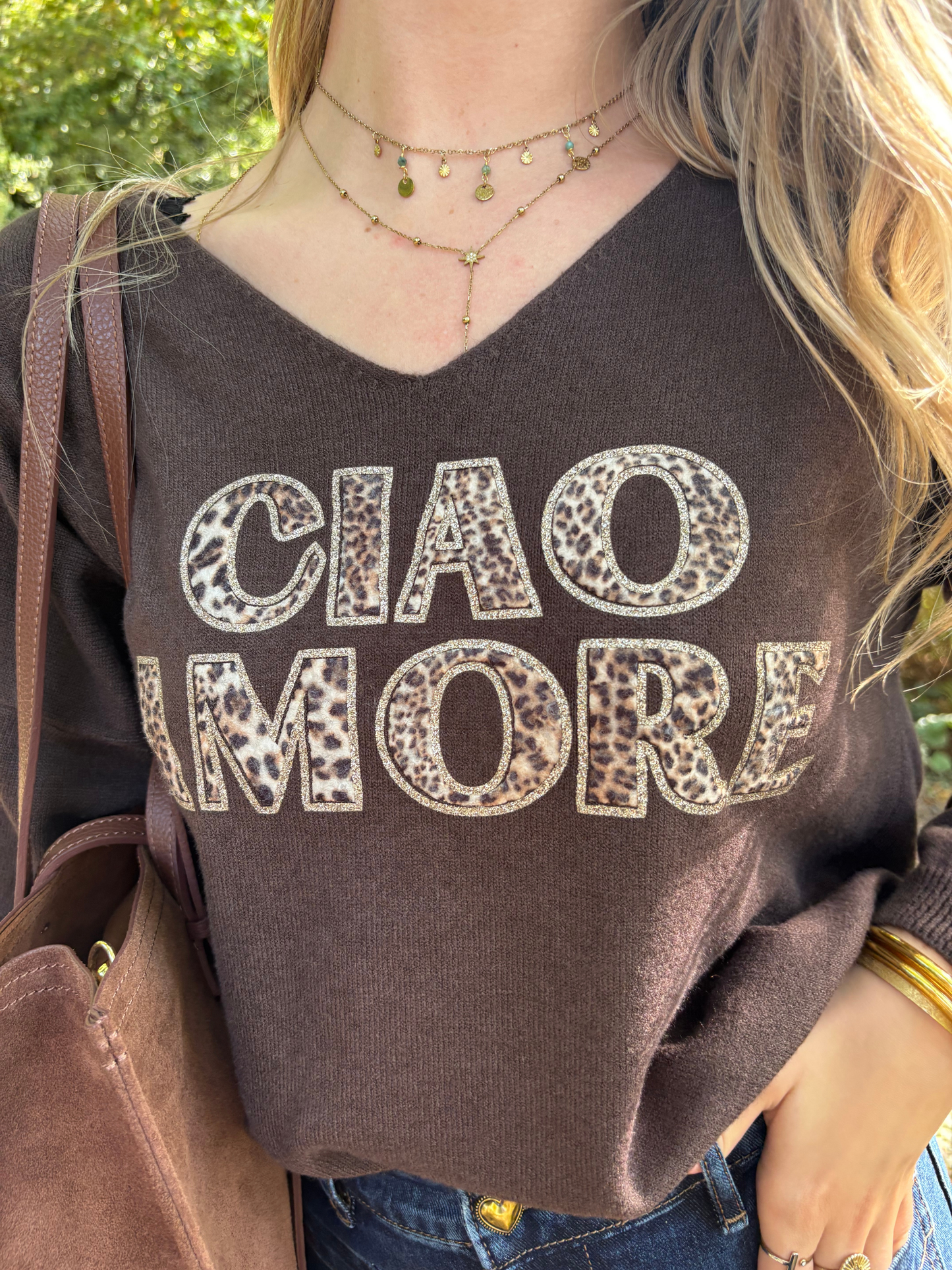 Pull Ciao Amore bohème chic
