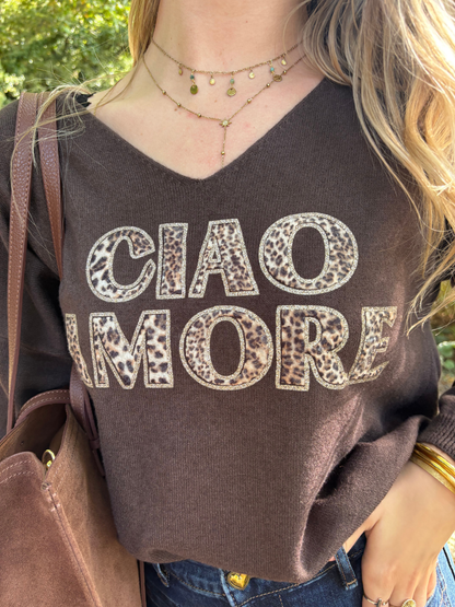 Pull Ciao Amore bohème chic