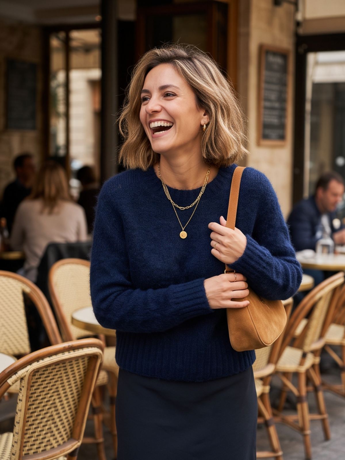 Pull Cosy Mohair Col Rond