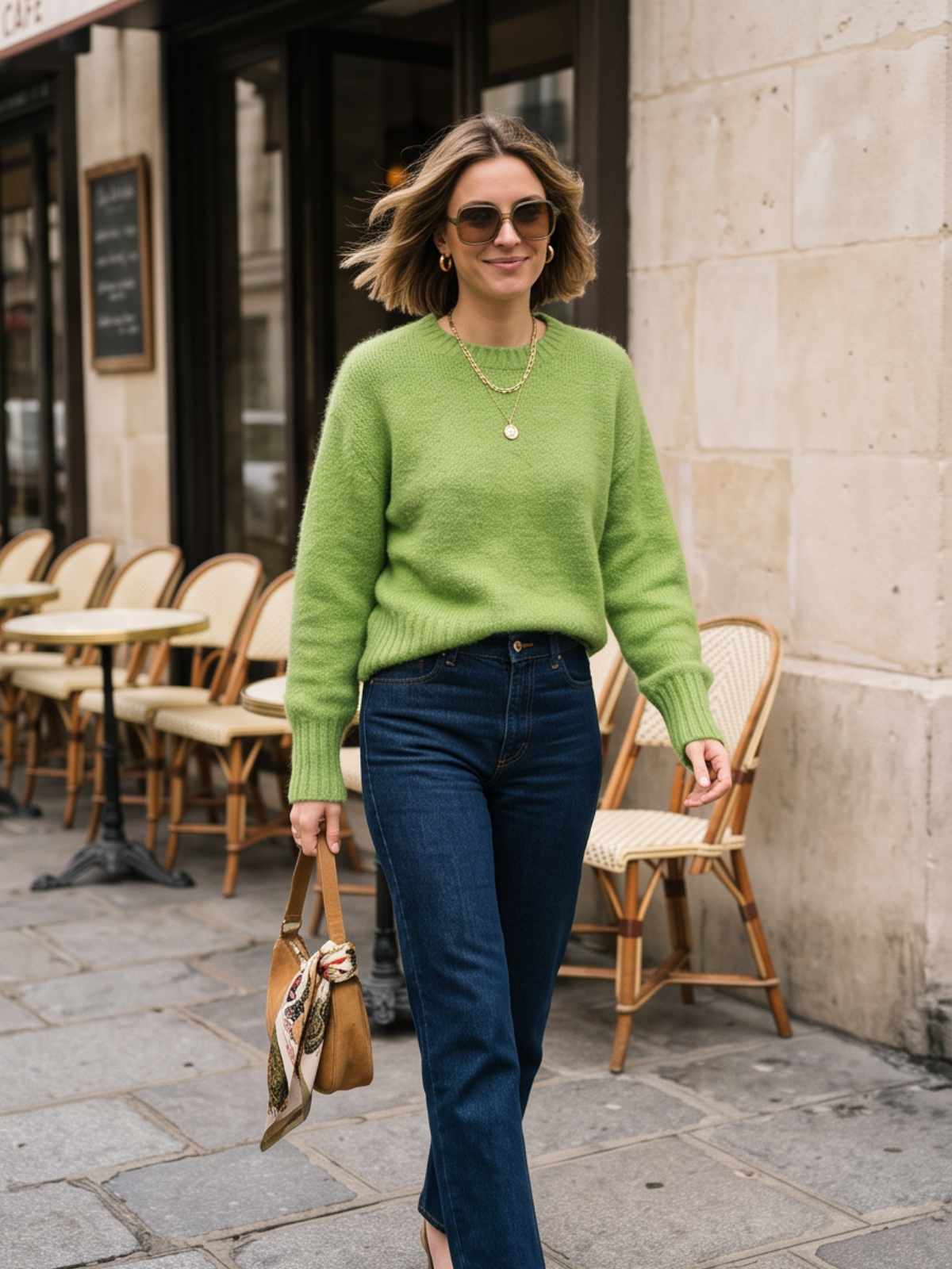 Pull Cosy Mohair Col Rond