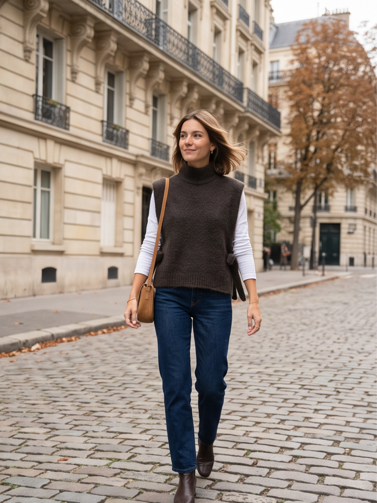 Pull Eliette - Sans Manches Col Roulé