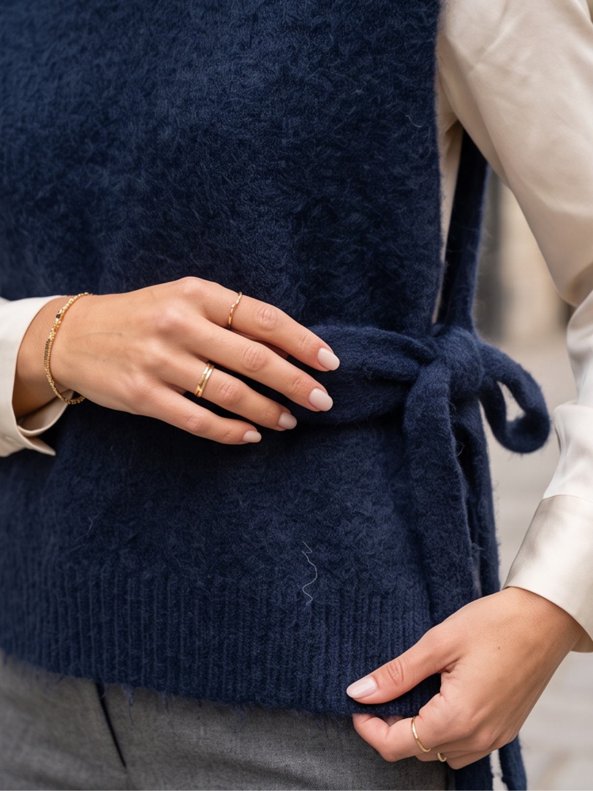 Pull Eliette - Sans Manches Col Roulé