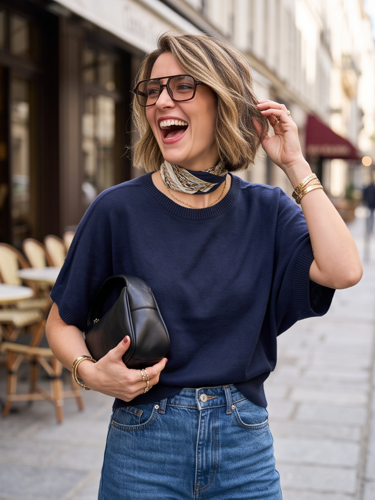 Top Enora - Manches Chauve-Souris