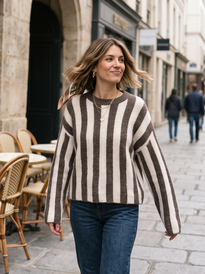 Pull Margaux - Rayures Bicolores